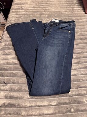KanCan Dark Blue Wide Leg Jeans